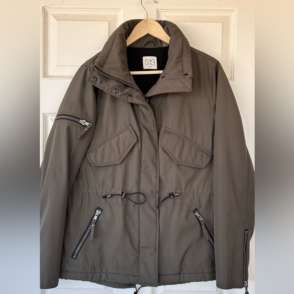 S13 Brand‎ Men’s Winter Jacket Full Zip Size Large